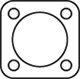 DAF 274809 Gasket, exhaust pipe